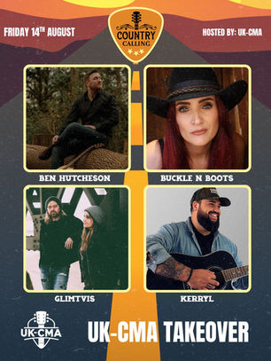 UK-CMA ANNOUNCES COUNTRY CALLING 2026 TAKEOVER LINEUP