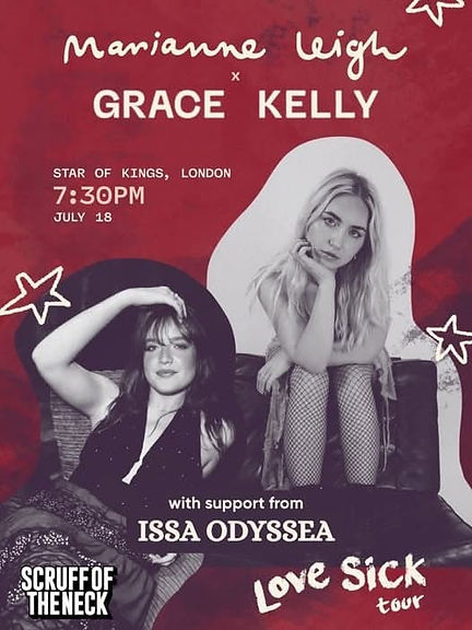 LIVE REVIEW: MARIANNE LEIGH, GRACE KELLY & ISSA ODYSSEA - STAR OF KINGS - KING'S CROSS