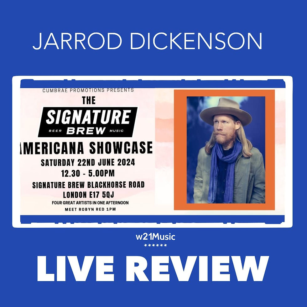 LIVE REVIEW: THE SIGNATURE BREW - AMERICANA SHOWCASE - HANNAH WHITE - JARROD DICKENSON