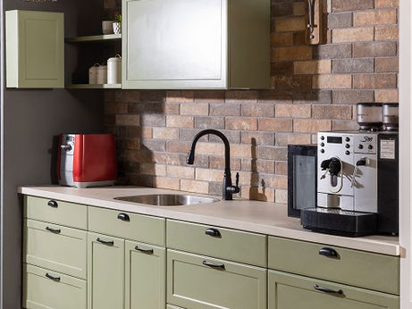 מטבח קפה בזווית