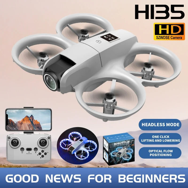 Mini Drone H135 com Wi-Fi FPV
