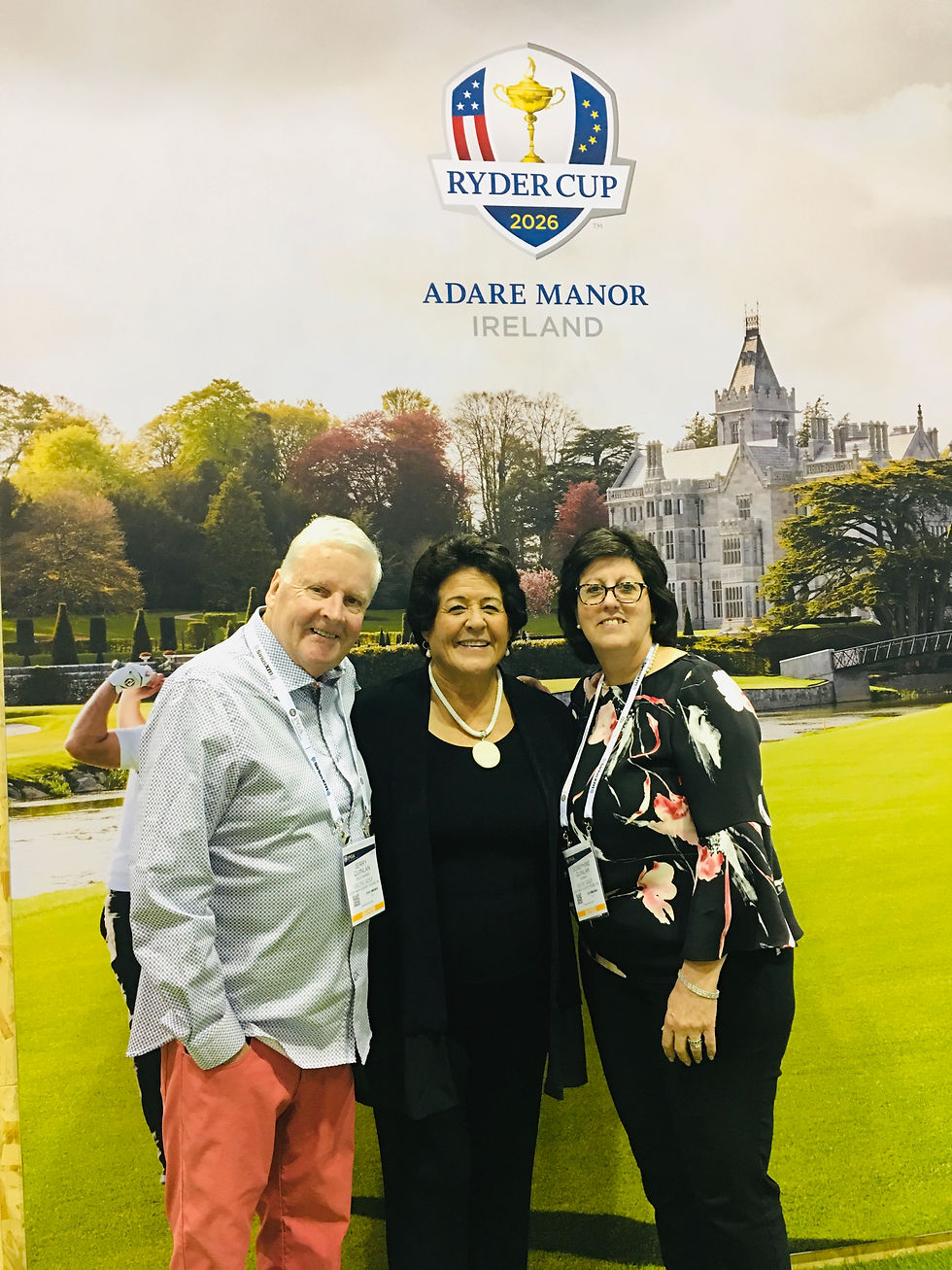 Jerry, Nancy Lopez & Jo at the PGA Show