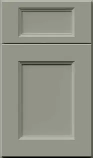 Gray cabinet door: A modern design, BORCELLE Design & Remodel.