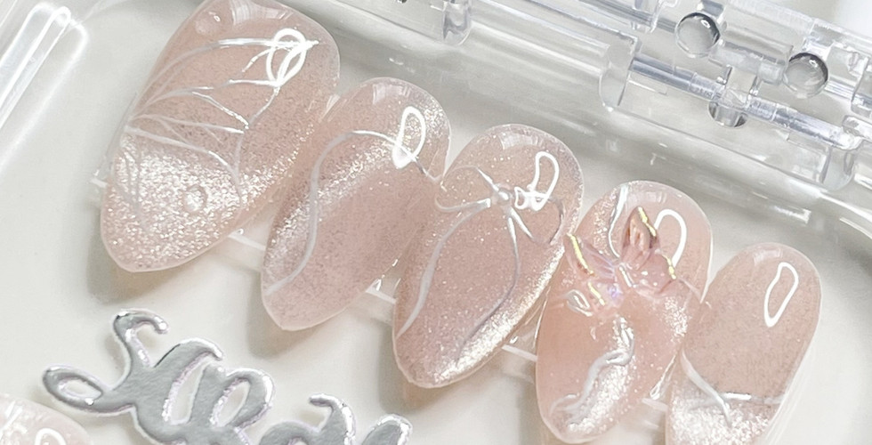 Press-on Nails: Crystal Sweet Fairy