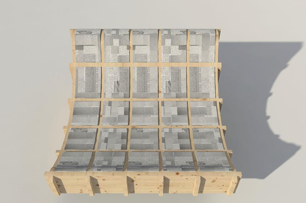 News Chair: Front View