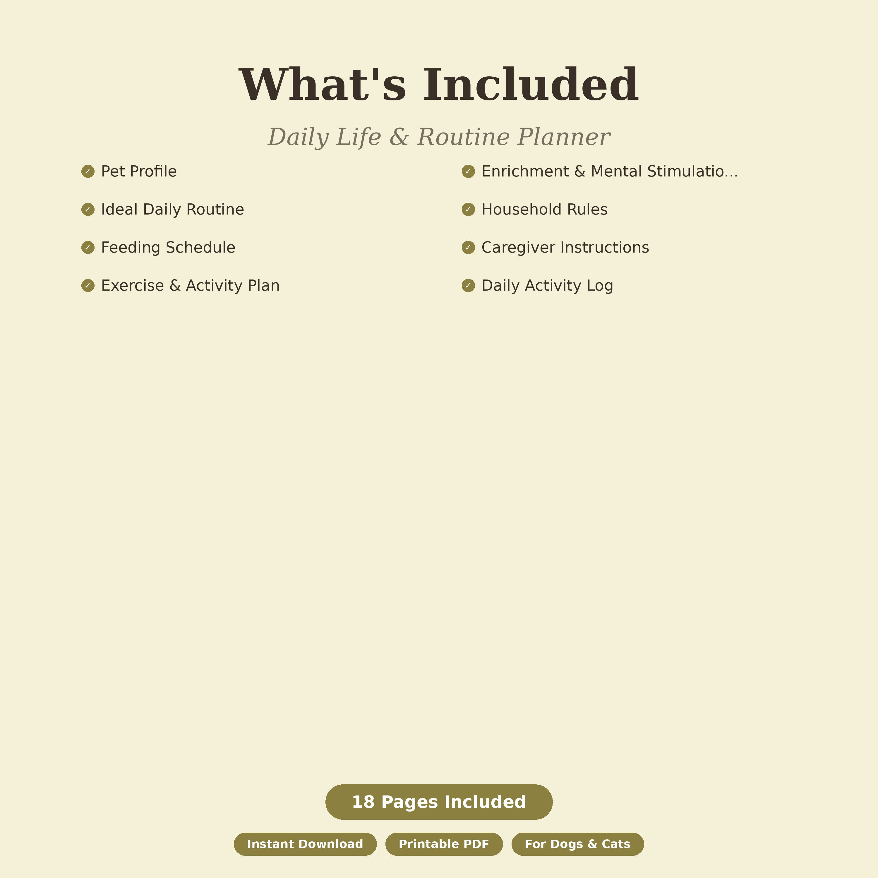 Daily Life & Routine Planner