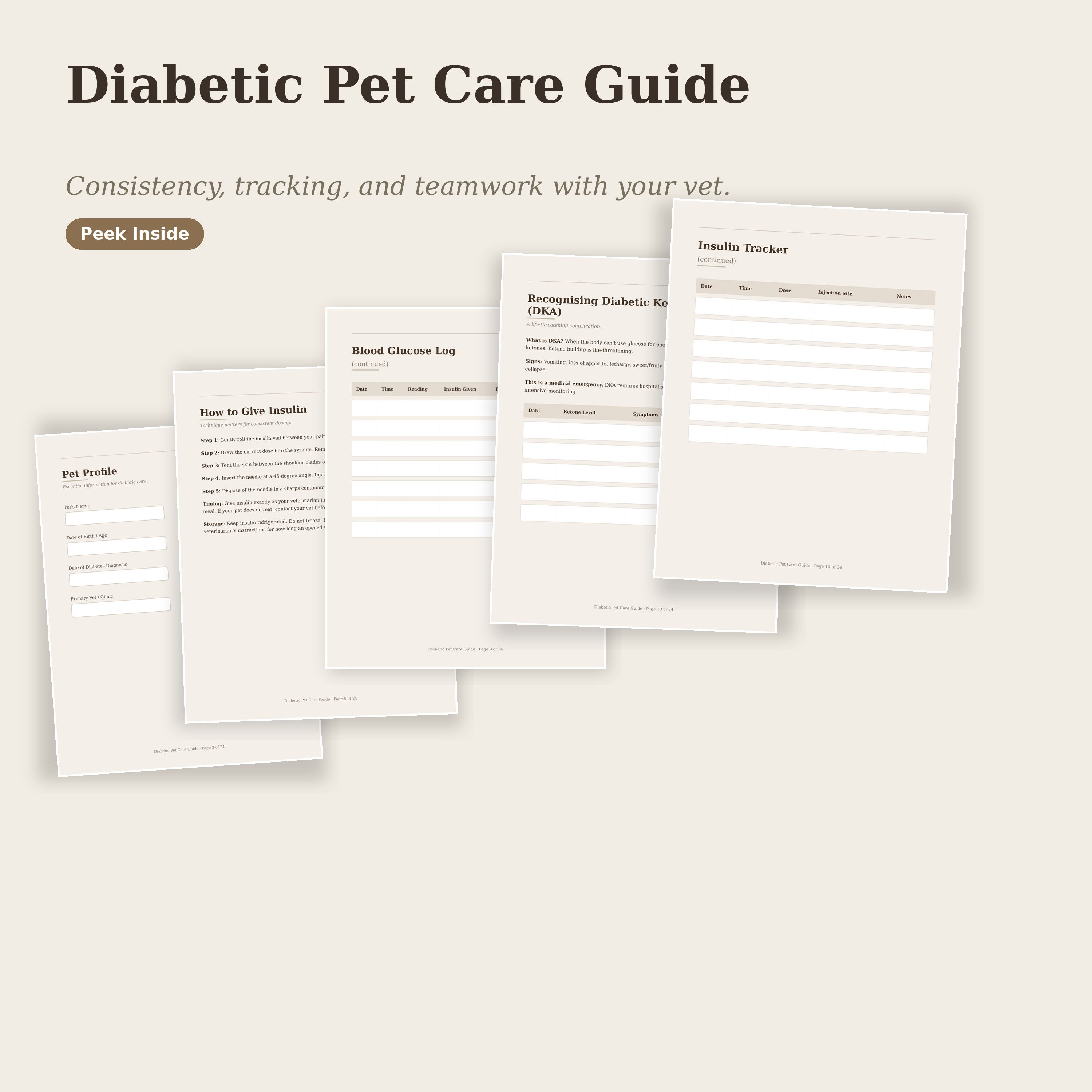 Diabetic Pet Care Guide