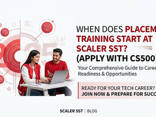 Scaler School of Technology Placement Training Process and Starting Year + CS500.
