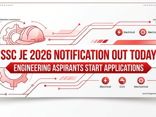 SSC JE 2026 Notification Out Today: Engineering Aspirants Start Applications.