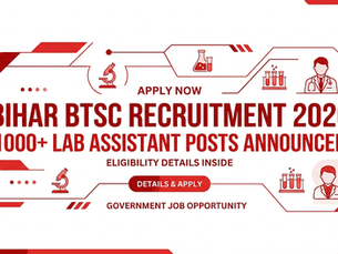Bihar BTSC Recruitment 2026: