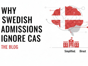 Why Swedish Admissions Ignore CAS.