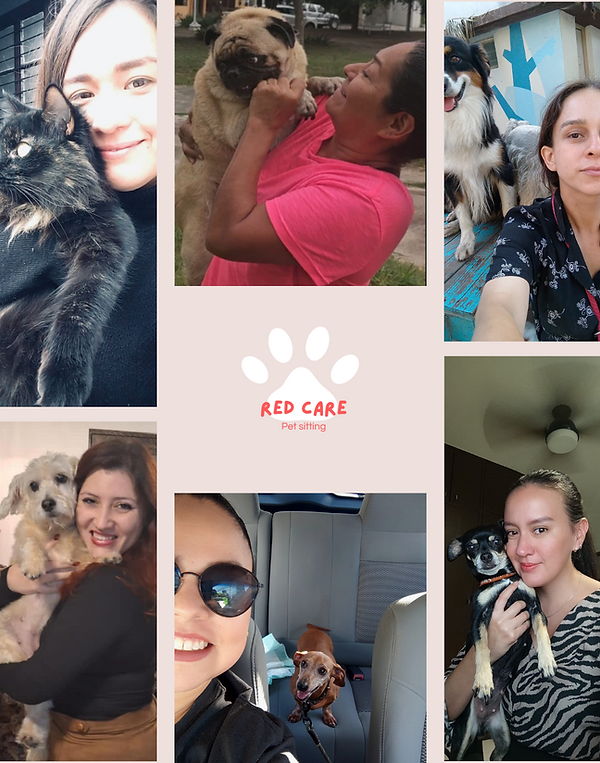 fotos de cuidadoras con mascotas de red care