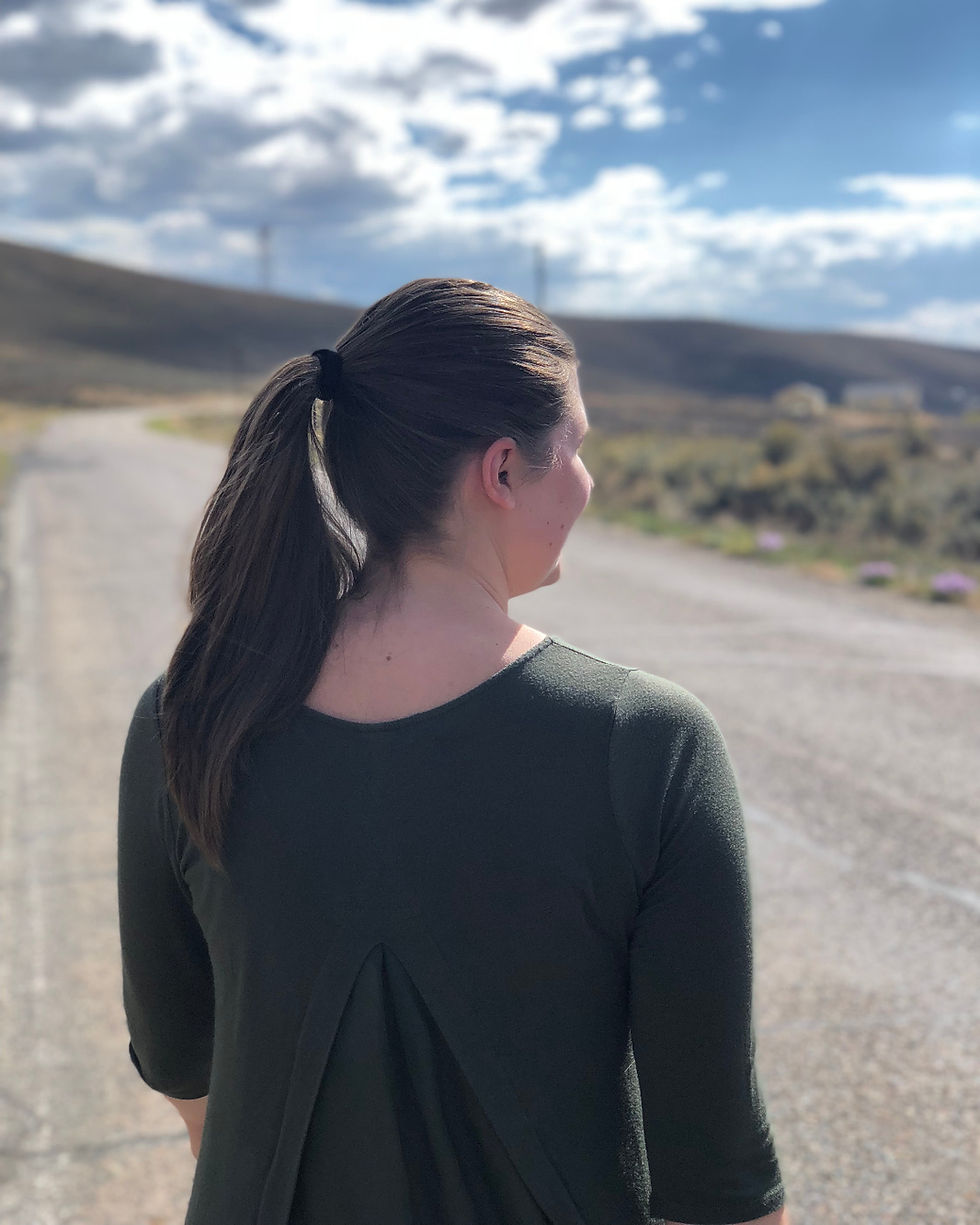 Plastic free hair tie