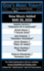 GMT NEW MUSIC ADDED - MAY 20, 2026