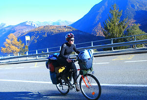 Rocinante crossing the Alps