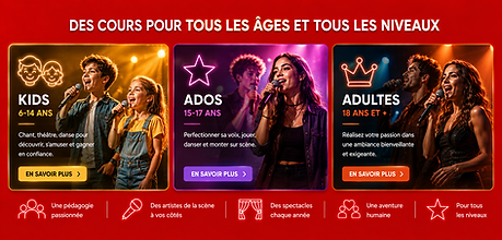 Cours de Comédie musicale à Clermont-Ferrand