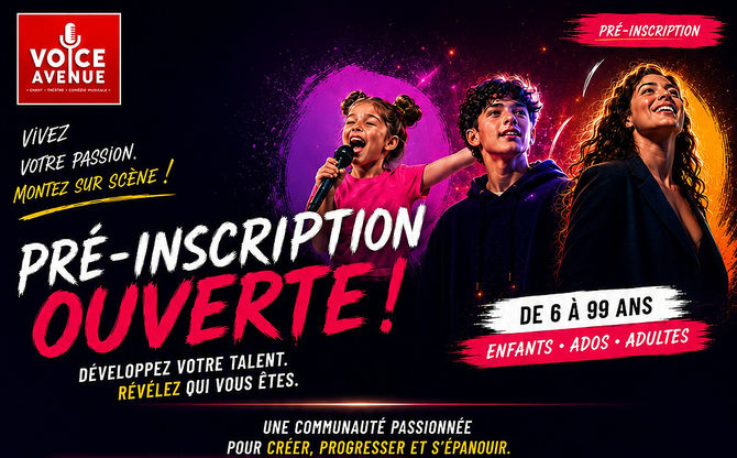 Comédie musicale à Clermont-Ferrand - Cours de Chant/Théâtre