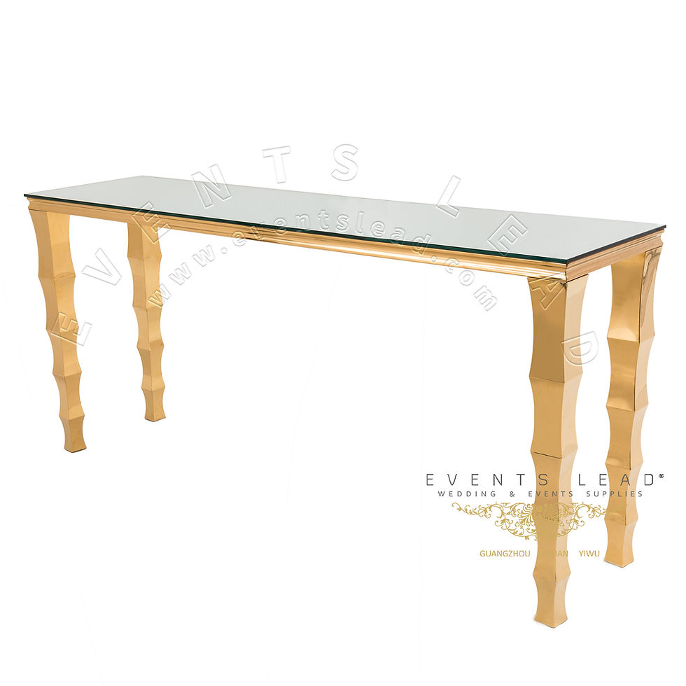 Thumbnail: Newest Design Elegant BASTET Wedding Gold Bar Table