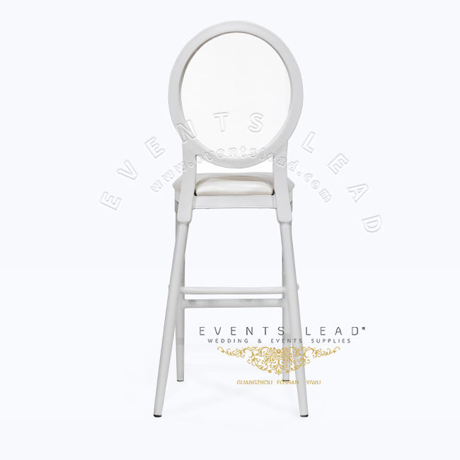 Thumbnail: Exquisite White Metal Hot Selling Wedding Products Tall Chair Bar Stools