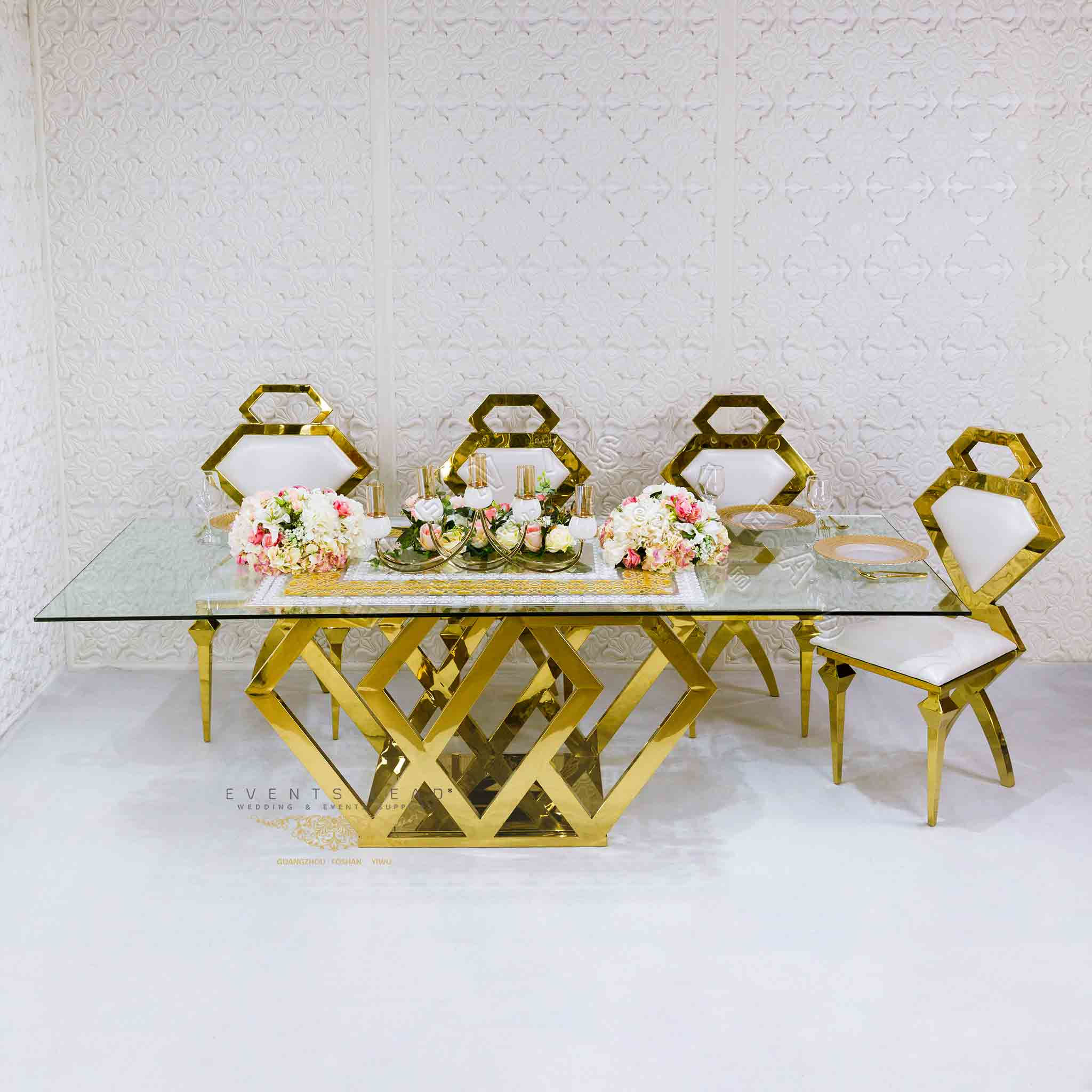 Simple Elegant Dining Furniture Functional Table 70 for Wedding Decoration