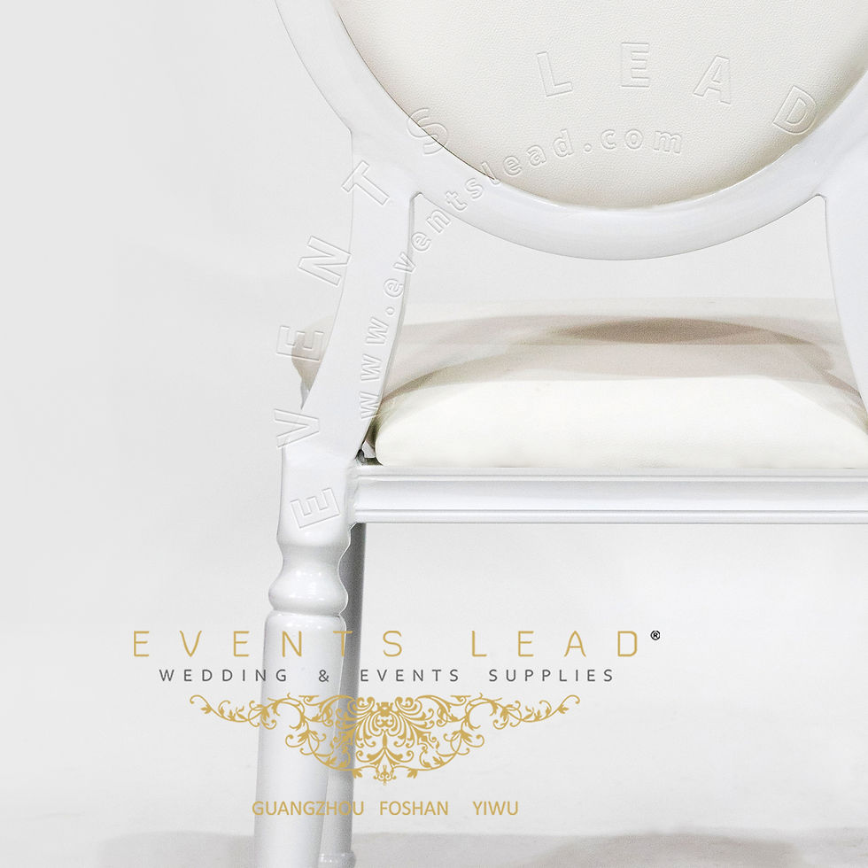 Thumbnail: Latest Design Classic White Elegant Banquet Chair ALISTAIVE Wedding Chair