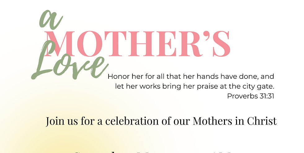Women's Mother's Day Event