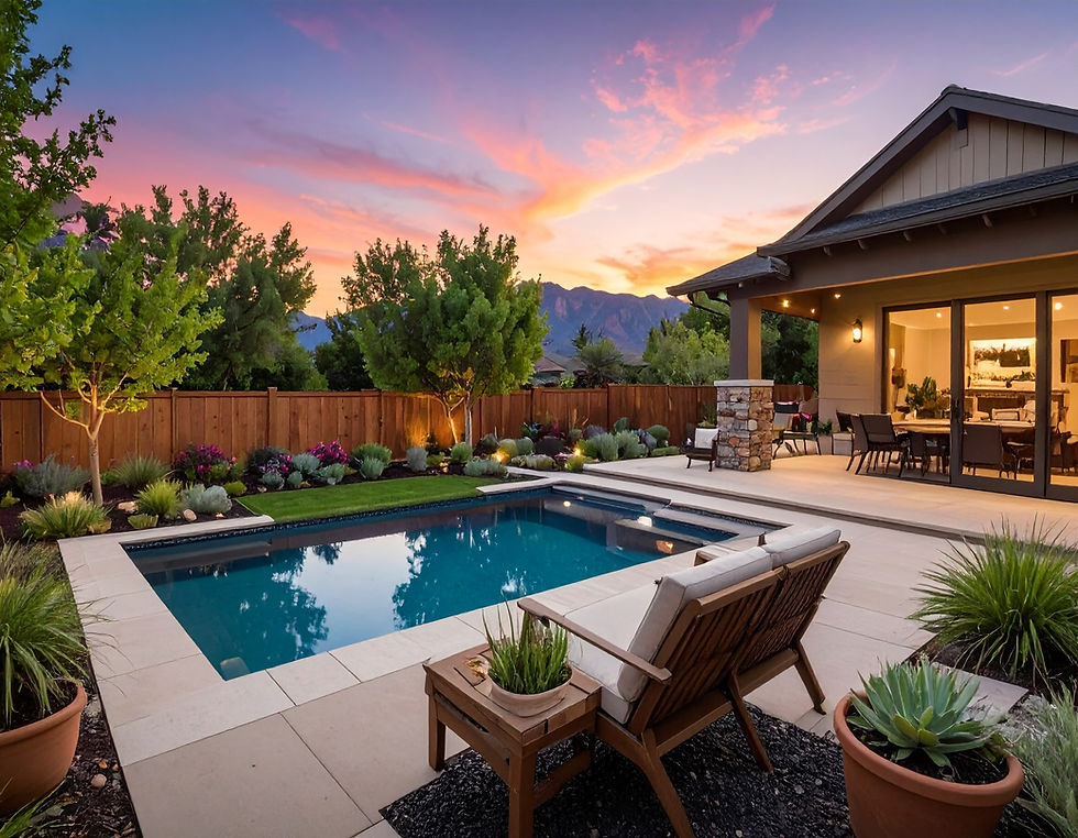 Backyard Design around Lehi UT