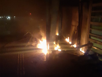 Duas estações do BRT incendiadas no fim de semana: prejuízos estimados são de R$ 500 mil