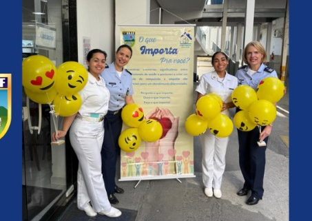 Hospital de Aeronáutica dos Afonsos celebra movimento global "O que importa pra você?"