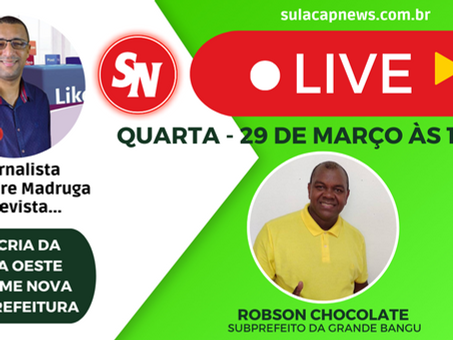 EXCLUSIVA: Entrevista com o novo Subprefeito da Grande Bangu, Robson Chocolate