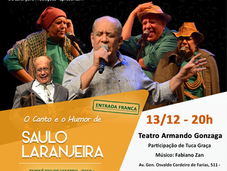 Sexta (13) tem show e humor de graça, no Armando Gonzaga
