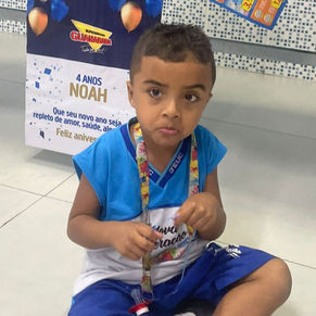 Supermercados Guanabara se torna tema de festa de aniversário de menino em Realengo