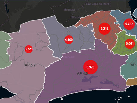 Rio tem 15 mil mortos, 170 mil casos de Covid-19 e com forte impacto na Zona Oeste