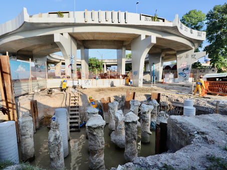 Obras do Terminal BRT Deodoro avançam para integrar Transolímpica com TransBrasil