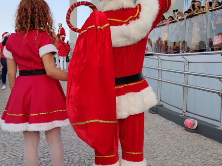 Papai Noel chega no shopping de Sulacap. Confiram as imagens!