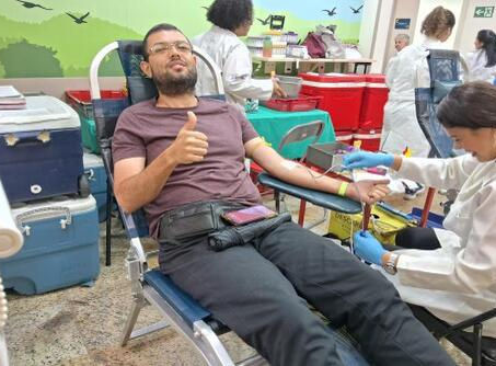 Campanha de doação de sangue no Hospital Estadual da Criança, em Valqueire, reúne 150 bolsas de sangue