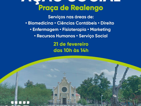 Nessa quinta (21) tem ação social em Realengo