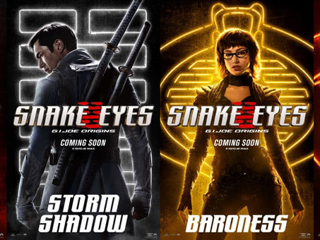‘G.I.Joe Origens: Snake Eyes’ ganha pôsteres dos personagens e making of