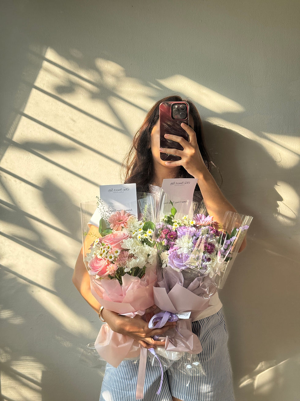 Thumbnail: (BUNDLE 2) Mini pink & Purple Bouquet