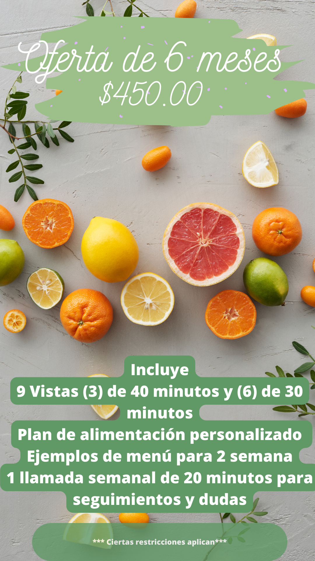 Oferta 6 meses