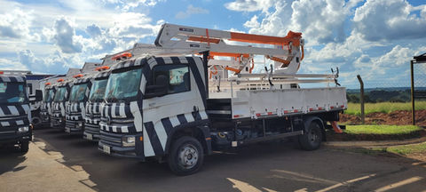 
Cesto Aéreo SKYCITY, Cesto Aéreo SKYRITZ, Modelo SKYCITY, Modelo SKYRITZ, fábrica de implementos rodoviários da Next Implementos em Monte Mor.