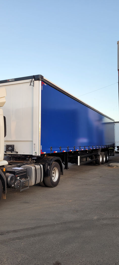 Implemento rodoviário da Next Implementos, Sider Lonado, na fábrica de implementos rodoviários da Next Implementos em Monte Mor