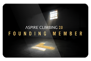 aspire climbing 2.0 founding membership card