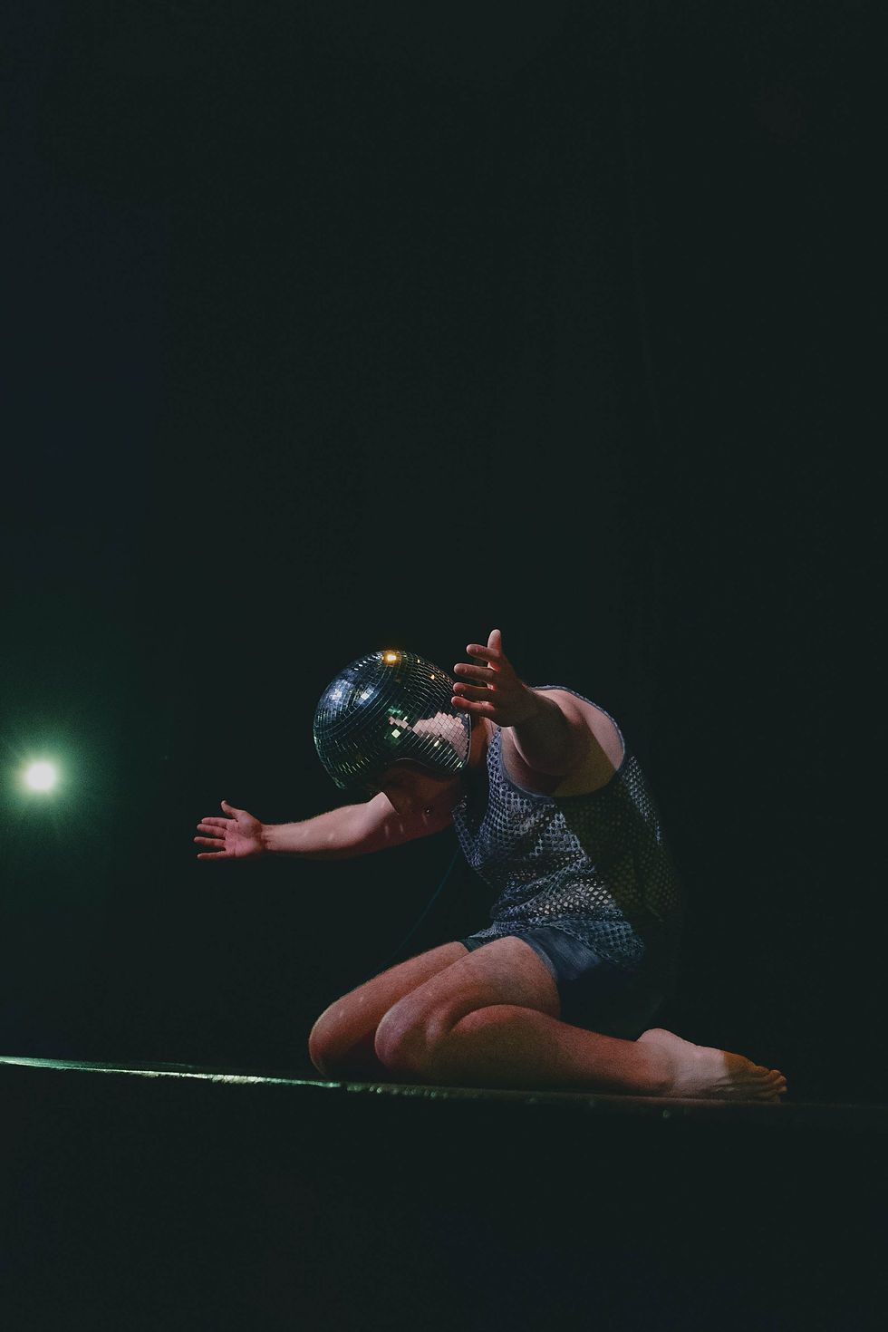 Fotografía realizada por Mariana Campuzano en el ensayo final del fragmento de Somos polvo de estrellas