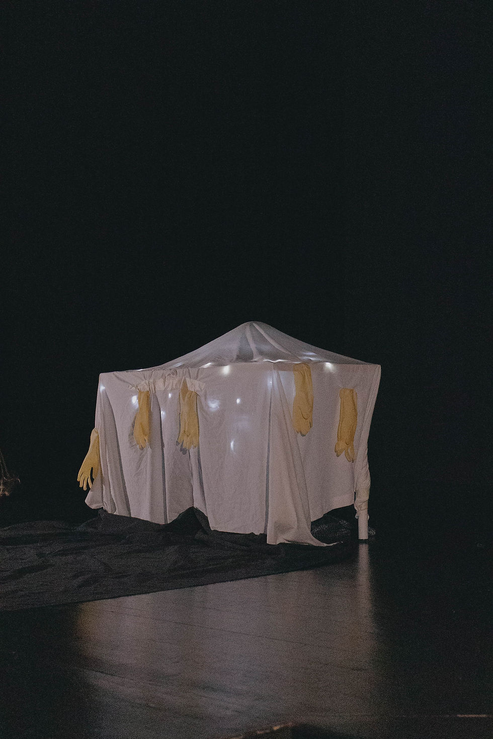Fotografía realizada por Mariana Campuzano en el ensayo final del fragmento de Somos polvo de estrellas