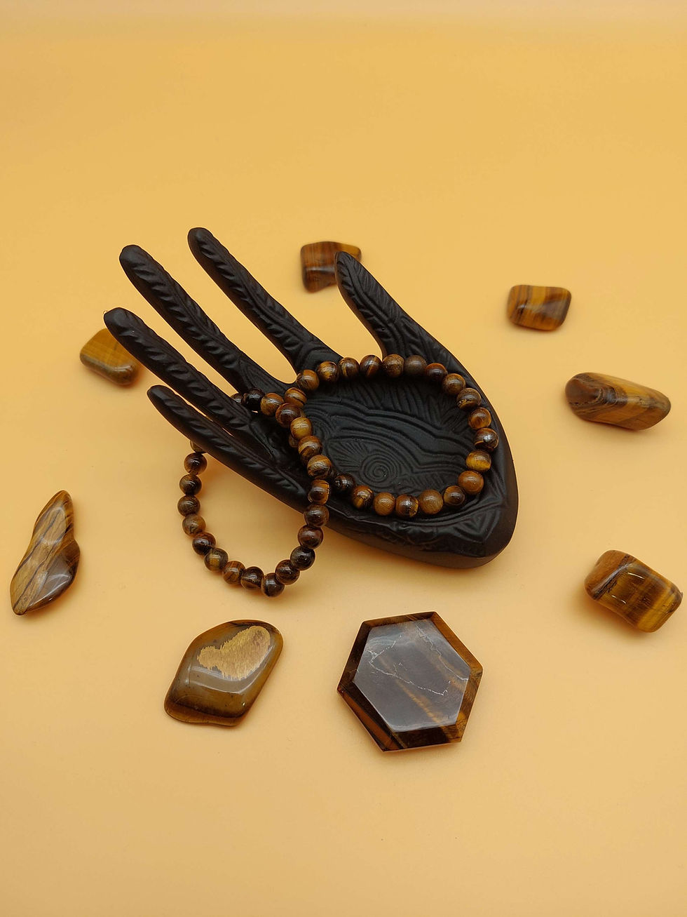 Miniaturbild: Tigerauge Armband 8 mm