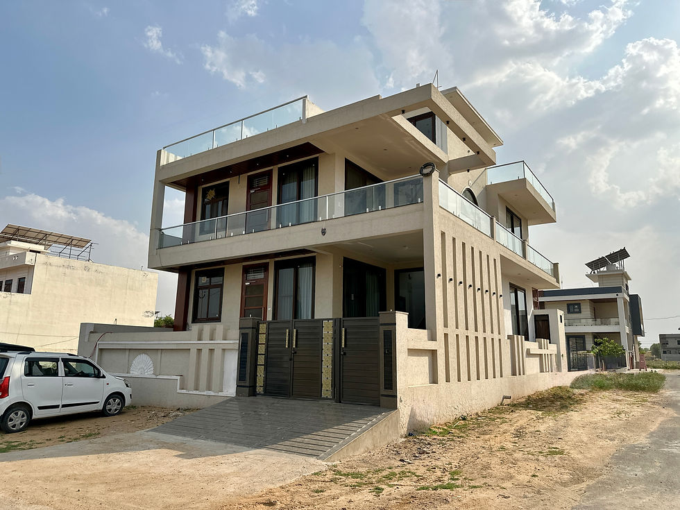 A exterior photograph of a residential unit