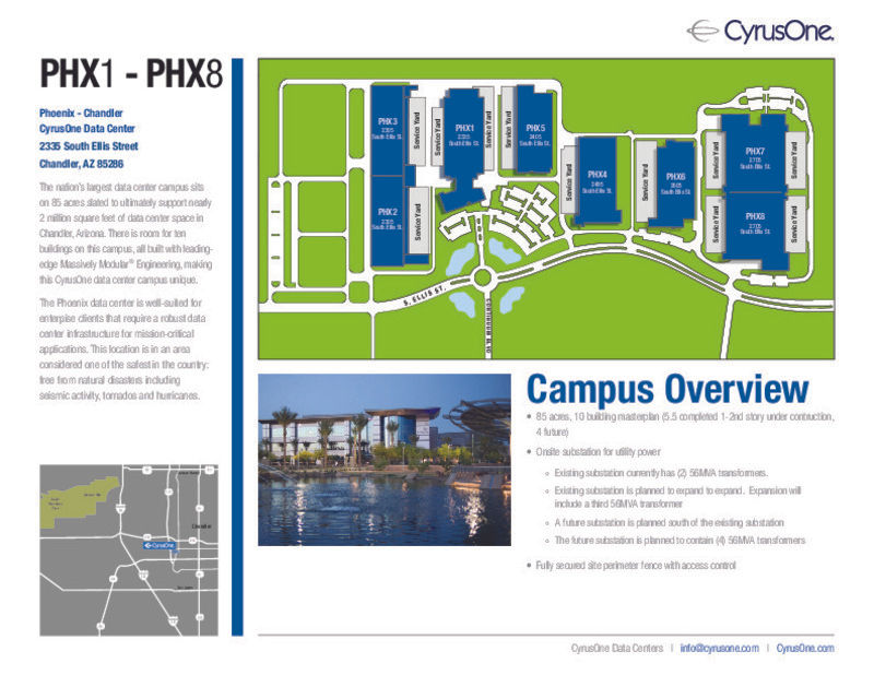 CyrusOne Chandler Phoenix Campus Data Center