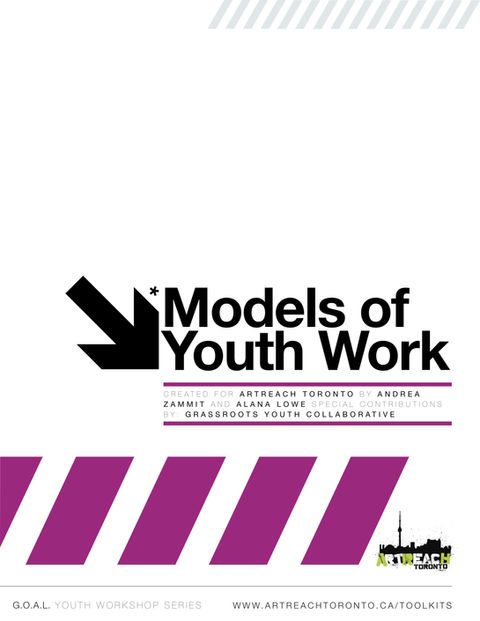 Cover of our Models of Youth Work toolkit
