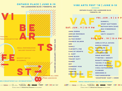 Vibe Arts Fest 2018 This Weekend!